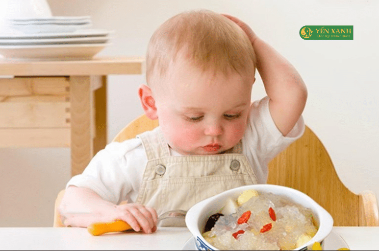 tác dụng của yến cho bé