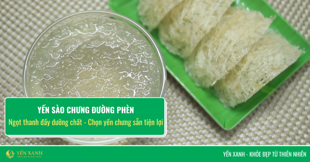Cách chưng yến đường phèn