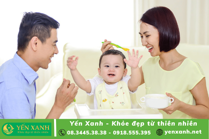 trẻ 9 tháng ăn yến được không